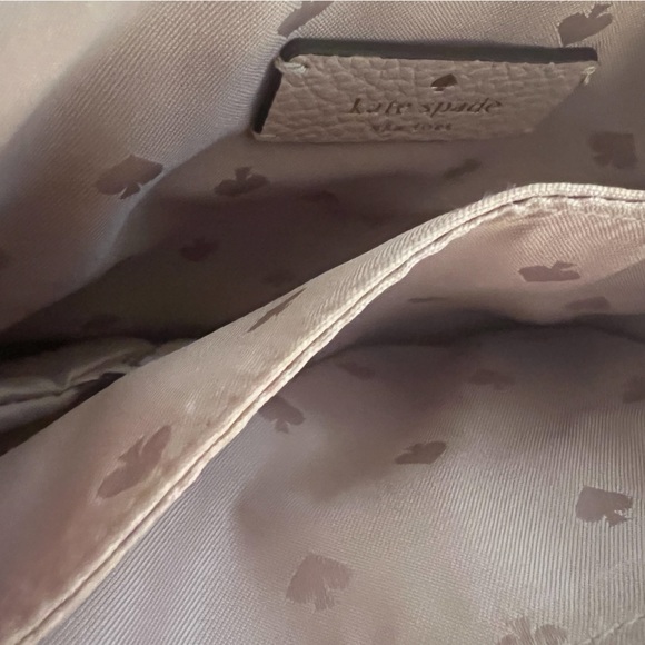 Kate Spade Leila Cream/Taupe Leila Triple Gusset Crossbody N… - Picture 7 of 8